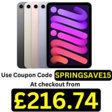 Apple iPad Mini 6th Generation (2021) 64GB 256GB WiFi / 4G All Colors Very Good