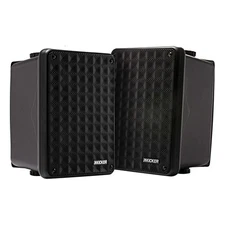 Kicker 46KB6B Black Indoor Outdoor Full Range high-efficiency Speakers Pair