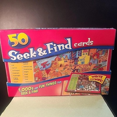 *BRAND NEW IN A BOX! *50 Seek And Find Cards by Kidsbooks *QUICK SHIPPING!