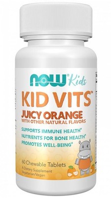 NOW Foods, Kid Vits, Juicy Orange, 120 Kautabletten