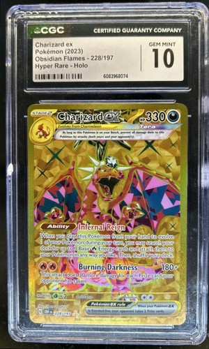 Charizard ex graded CGC 10 for sale on eBay
