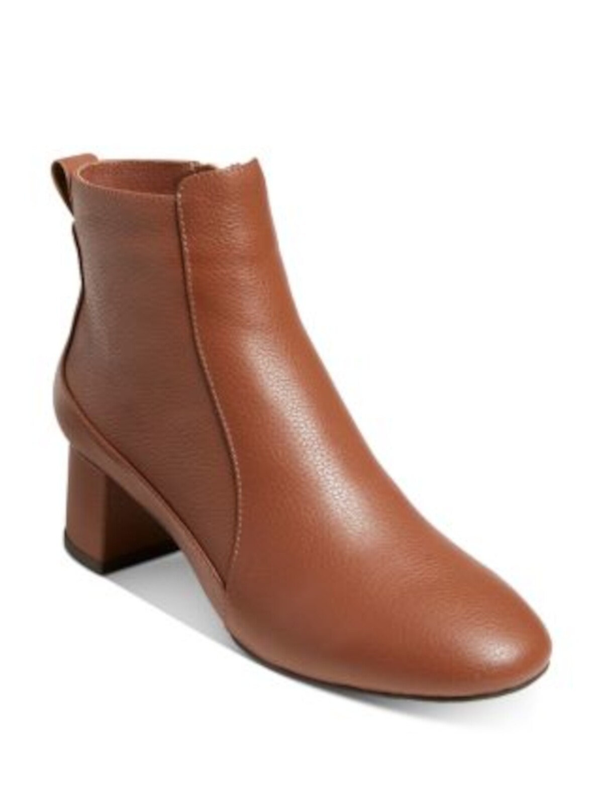 JACK ROGERS Womens Brown Back Pull-Tab Berkley Block Heel Leather Booties 7 M 11090₽