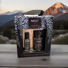 NEST Fragrances Eau de Parfum Rollerball  Scented Bubble Gift Set Wisteria Blue