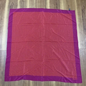 Foulard GUCCI 100% soie unisexe vintage 84 cm x 84 cm fabriqué en Italie