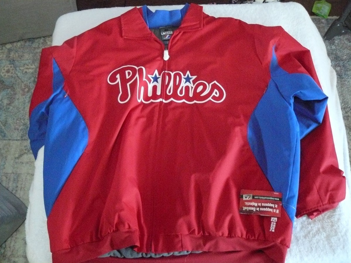 Philadelphia Phillies Jacket MLB Baseball Majestic Thermabase