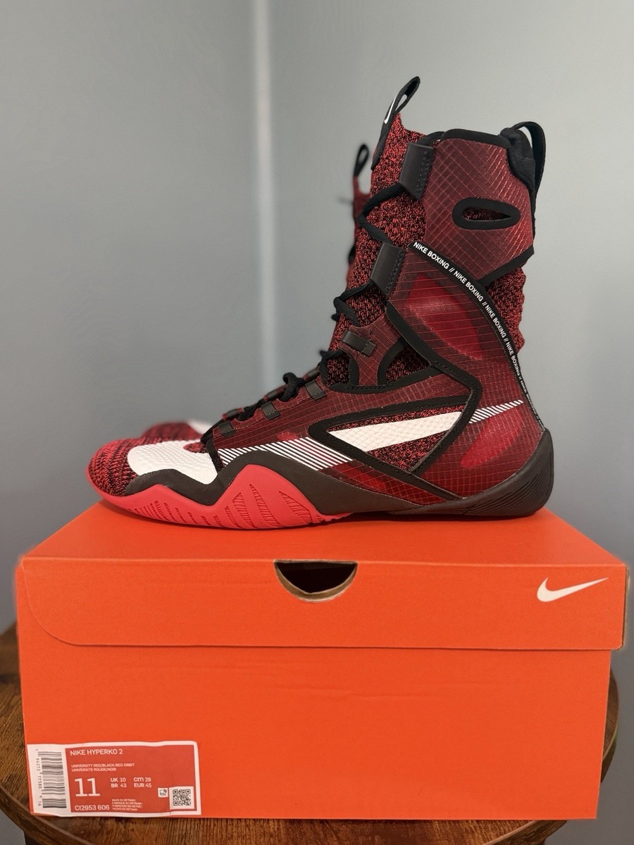 Nike HYPERKO 2 Boxing Shoes University Red CI2953-606 Men's Size
