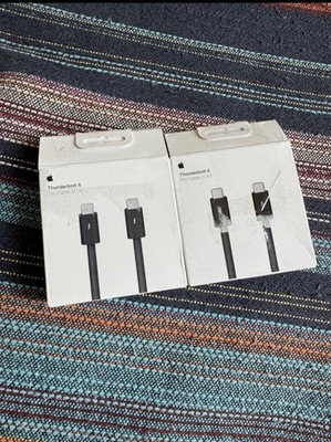[x2] [ Enthält 2 Stücke ] Apple Thunderbolt 4 Pro USB-C Kabel [ 1m ]