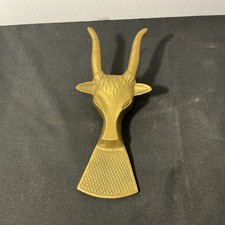 Vintage 1970s Full Brass Cattle Boot Remover Boot Jack