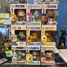 Funko pop lot 24 Disney Princess Pixar Nickelodeon Meeko 233 Rapunzel 147