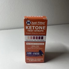 Ketone Keto Urine Test Strips 100 25 FREE STRIPS TESTING LEVELS Exp. 06/2026