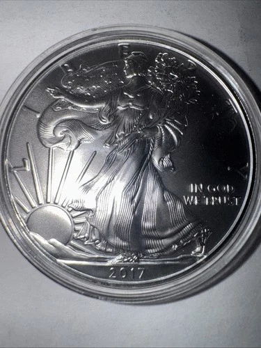 2017 $1 US American Silver Eagle UNC One Ounce FINE Silver Round Coin Dollar BU