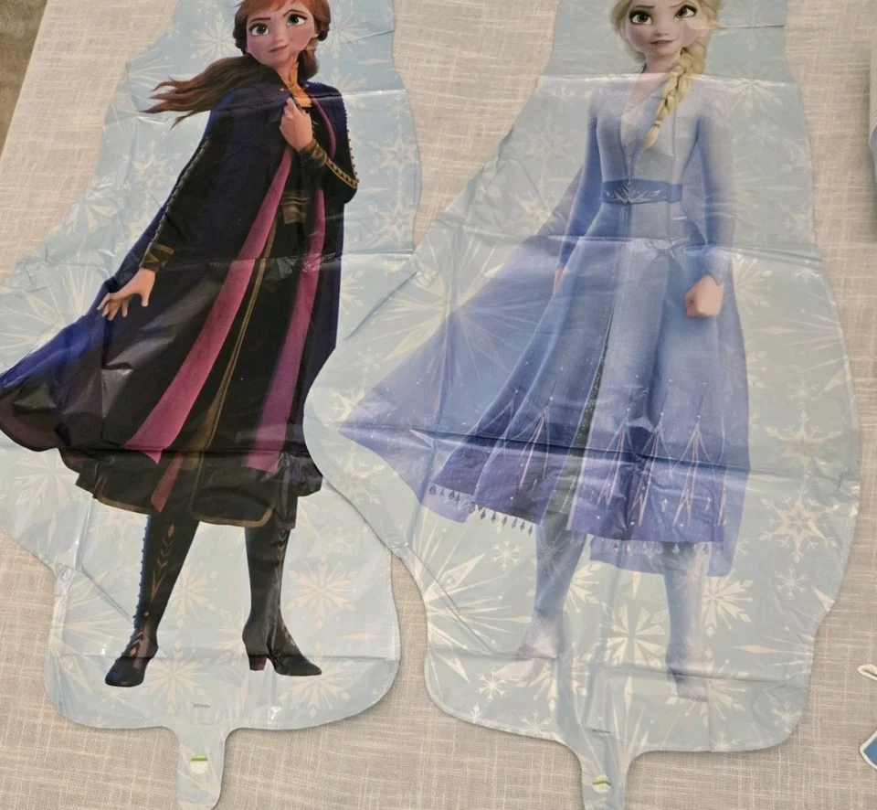 Paquete de 20 globos de papel aluminio grandes decoración cumpleaños suministros de fiesta congelados de 100 piezas Foto 2 de 4