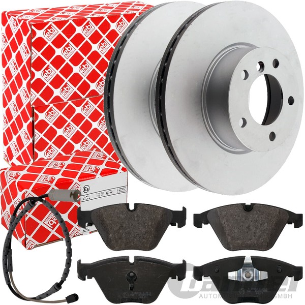 Febi Bremsscheiben Ø312Mm+BremsbelÄGe + Warnkontakt Vorne Passend FüR BMW X1 E84-image