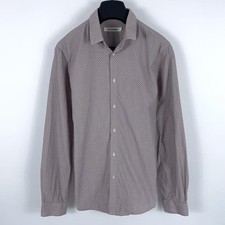 Men Ben Sherman Shirt Burgundy Cotton 38 / M / 46 5RE5