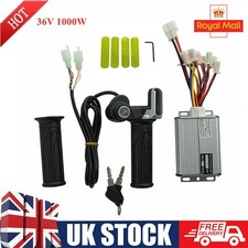 Electric Bike 36V/48V 1000W Motor Brushed Controller+Speed Throttle Grips AEU UK