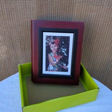 200 Photo Wooden Book Album with Front Picture Pocket