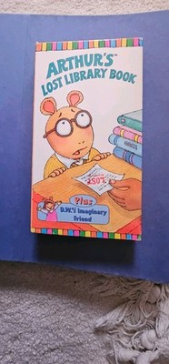 Arthur's Lost Library Book VHS 1997 D.W. Imaginary Friend Classic Cartoon