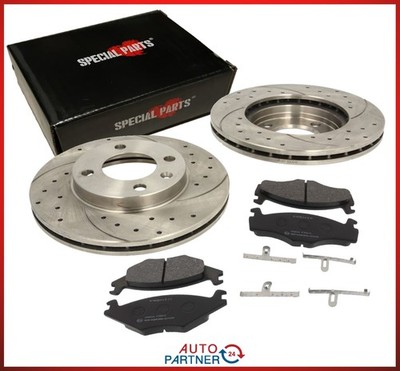 Bremsensatz vorne für VW Golf 1 Cabrio Bremsscheibe 239mm gelocht Bremsbelag