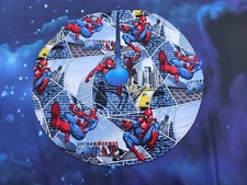 Handmade Mini 19" Christmas tree skirt Spiderman Blue Marvel Comics Superhero