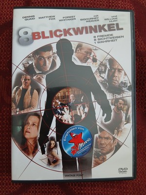 8 Blickwinkel (DVD) mit Dennis Quaid, Forest Whitaker, Sigourney Weaver