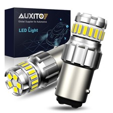 Pair Auxito 1157 Led Bulbs 6500k White Back Up Reverse Light Parking Brake Lamps