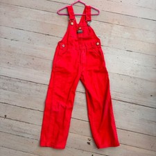Red Oshkosh overalls size 5