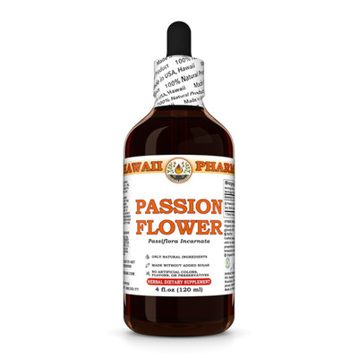 Passion Flower (Passiflora Incarnata) Dried Herb Liquid Herbal Extract