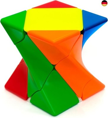 ROXENDA 3x3x3 Zauberwürfel Skewb Twist Stickerless Cube Twisty Würfel Smooth T