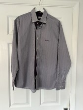 PS Paul Smith Striped Purple Shirt Size Large 100% Cotton