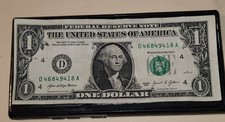 $1 Bill Misaligned Miscut Error
