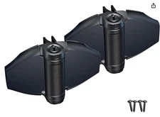 Tru-Close Tension-Adjustable, Self-Closing Safety Gate Hinges TCHD2L2S3BT, 1 PR.