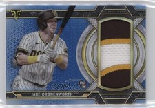2021 Topps Triple Threads Single Jumbo Relics Sapphire 2/3 Jake Cronenworth q3o