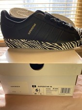 adidas gazelle silver green womens ADIDAS Superstar 82 'GY8798' Leopard Print Fur Sneakers (10)