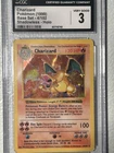 CGC 3 Graded shadowless Charizard 1999 Base Set 4/102 Holo Rare Pokémon Card