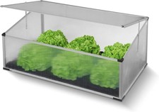 Cold Frame Outdoor Growing 100 x 30/40 x 60cm Double Polycarbonate Greenhouse