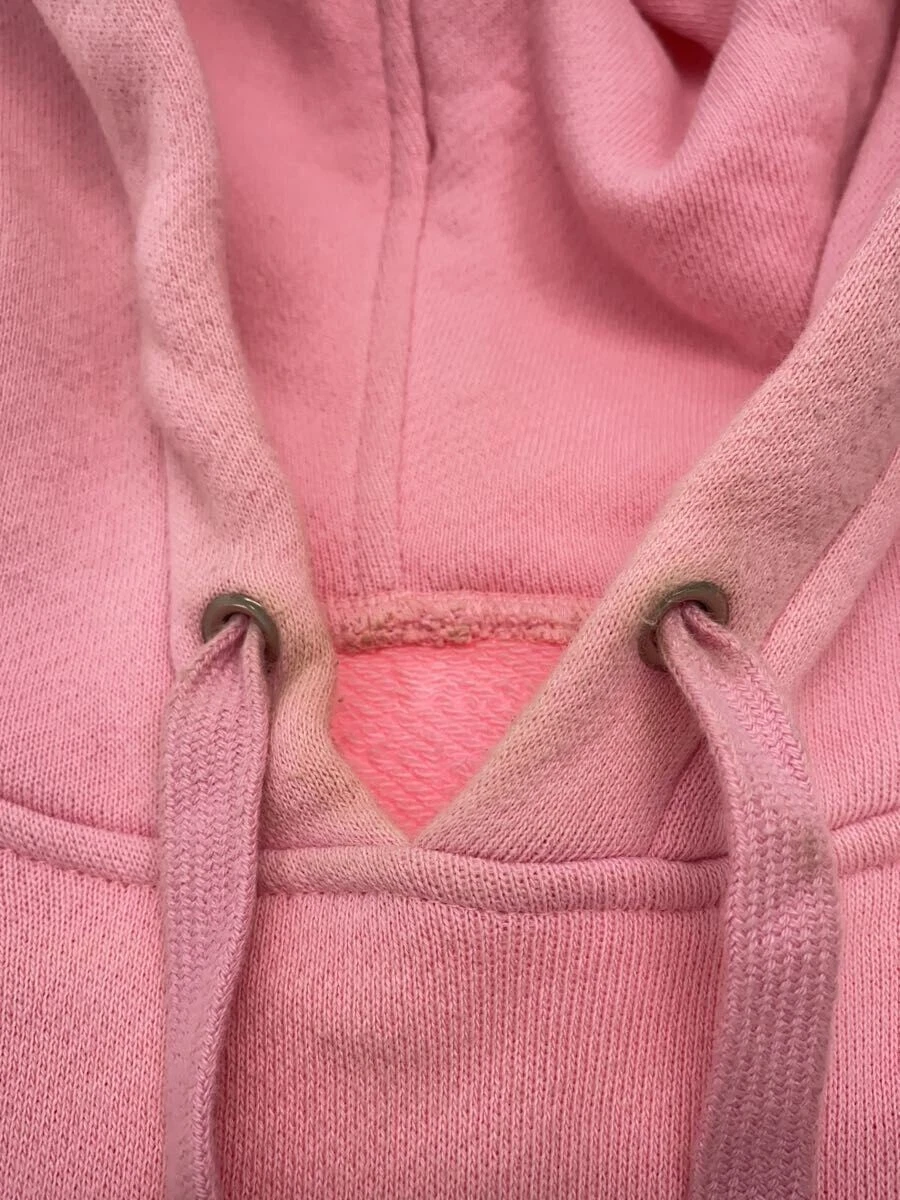 Felpa con cappuccio Gucci 18AW XS cotone rosa tinta unita 475374 usata
