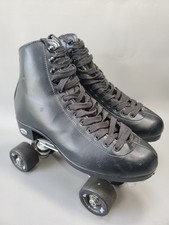 Riedell RW Wave Roller Skates Black Riedell Indoor/Outdoor Size 8 Adult Skates