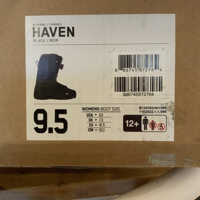 2022 K2 Haven Women's Snowboard Boots Size 9.5 | B200302401095
