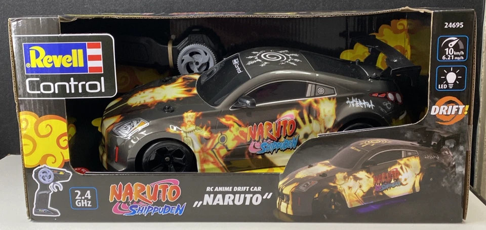 New in Box Revell Remote Control RC Anime Naruto Drift Car 1:18 2.4GHz LED Light - Image 2 of 4