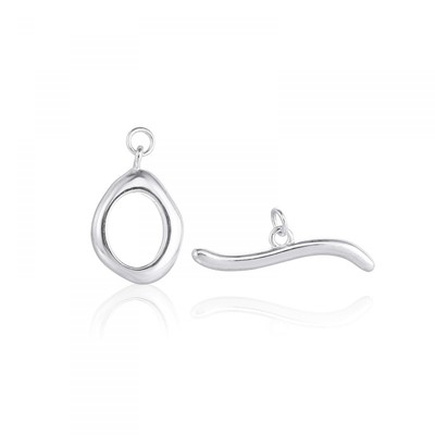 1 Set 925 Sterling Silver Toggle Clasps for Jewelry Making OT Clasp Bracelet ...