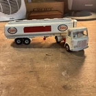 Vintage Dinky Toys No. 945 AEC Articulated Fuel Tanker White Esso Lorry Unboxed.