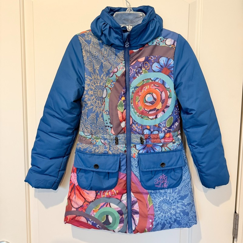 LN Desigual Hooded Coat, sz 9/10