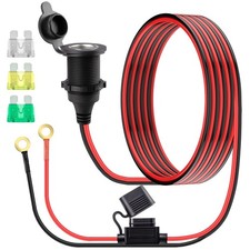 10FT 12AWG 12 Volt Cigarette Lighter Socket,12v power outlet 10FT, 10Ft