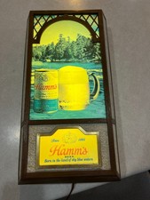 Hamms Light Up Beer Sign In Great Condition. Well Lit, Vintage.