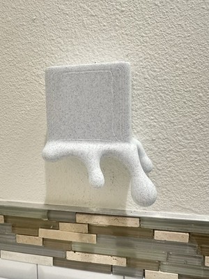 3d Melting Ice Cube Wall Mount Decor Drip Sculpture Modern Art Accent