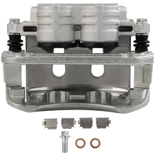 Front Left Brake Calipers For 2005 06 07 08 09 2010 Ford Mustang w/ Bracket