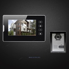 7inch Wired Video Door Intercom System Electric Lock Supported for Home Security