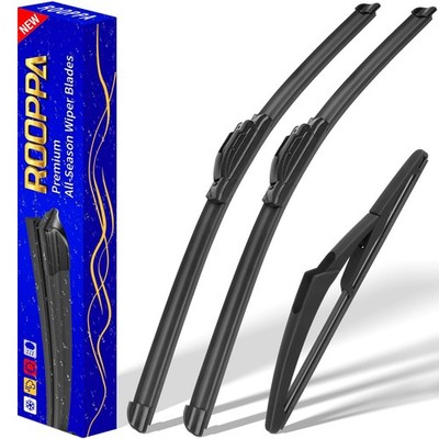 3 wipers Replacement for 2006-2011 Mini Cooper, 19''/18''/10'' (Set of 3) 