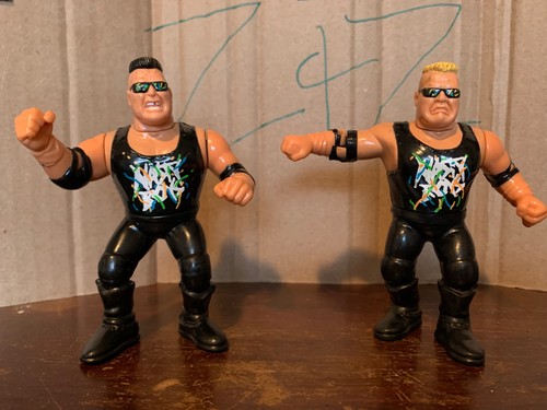 Nasty Boys WWF WWE Hasbro Wrestling 1991 Titan Spo...