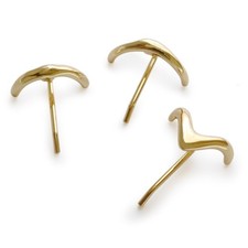 Pony hook hair cuff hair accessory set of 3 gold